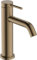 hansgrohe Tecturis S - Waschtischarmatur ohne Ablauf, Wasserhahn Bad mit Auslauf Höhe 110mm, Mischbatterie Waschbecken wassersparend (EcoSmart+), Brushed Bronze