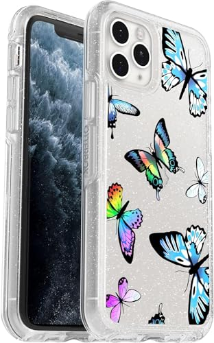 OtterBox iPhone 11 Pro (Only) - Symmetry Clear Series Case - Y2K Butterfly - Ultra-Sleek - Wireless Charging Compatible - Raised Edges Protect Camera & Screen - Non-Retail Packaging