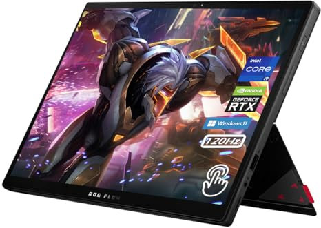 ASUS ROG 13.4 Touchscreen 2-in-1 Gaming Tablet, 170-degree adjustability, 16GB RAM, Intel Core i9-12900H, 1TB SSD, NVIDIA GeForce RTX 3050 Ti V4G Graphics, Backlit KB, Win11, Black, W/GaLiMu
