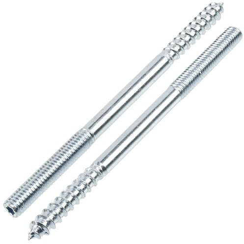 AERZETIX - C75867 - Satz von 12 Stockschrauben M6x100 mm - stiftschraube - aus stahl