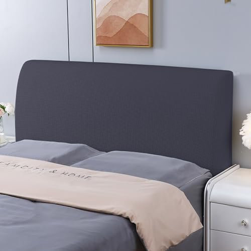 Blissio Bett Kopfteil Bezug,Stretchbarer Bettkopfteil Hussen,Kopfteil Abdeckung Bett,Staubdichte Schutzhülle,für Headboard for Bed Rückenschutz（180cm）