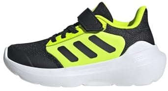 adidas Unisex Kids TENSAUR Run 3.0 Shoes Children, Core Black/Core Black/Lucid Lemon, 13.5 UK Child
