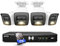 ANNKE 2-Way Audio 8CH DVR 3K Security Camera System, 4X 2MP CCTV White Wired Cams with Color Night Vision, AI Motion Detection, Smart AcuSearch, IP67, 2TB HDD for Surveillance