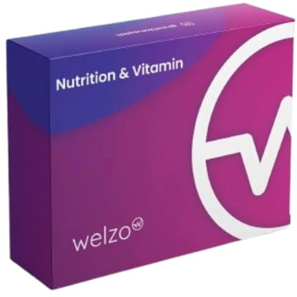 Welzo Nutrition Test Kit | Dietary Improvement Support | Lifestyle Health Enhancer | Vitamin Health Balance Energy | Lab Review Comprehensive Health | User Friendly Health