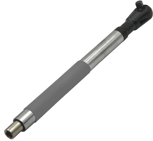 Sorandy Electric Ratchet -Schraubenschlüssel, Impact Ready Offset Extension Wech, Kompatibel mit 1/2 Steckdosen, Kettenantriebsschlüssel -Extender mit 4 Adaptern, Sockelschlüsselwerkzeug für Enge