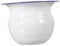 Vaguelly Pot de Chambre Portable en Émail pour Garçon et Filles et Adultes 1 Pièce Facile à Nettoyer Maison Voyages Sécurisé et Pratique pour L'Apprentissage Propreté