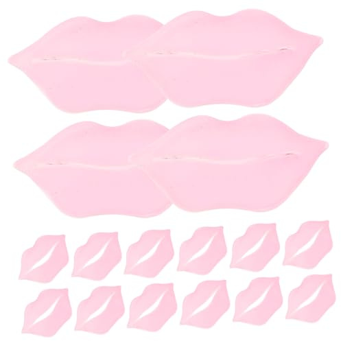 Lippenpflegemaske 30 Stück, Feuchtigkeitsspendend, Kollagen, Rosa