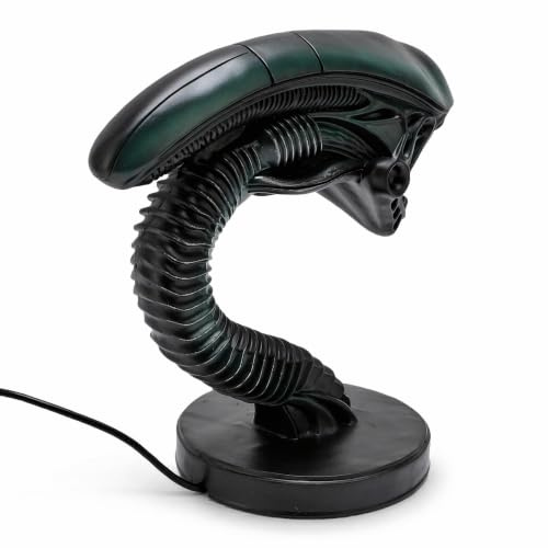 Fabater Alien-LED-Schreibtischlampe aus Kunstharz – Gruseliges Sci-Fi-Nachtlicht für Zuhause, Schlafzimmer, Nachttischlampe für Horrorfilm-Fans