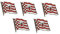 Yantec Flaggenpin 5er Pack Bremen Pin Anstecknadel Fahnenpin