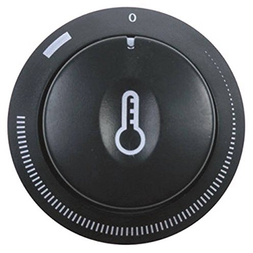 Cookmax Knebel für Salamander Bartscher 151510, A1515001 für Energieregler mit Rosette ø 48mm Energieregler für Achse ø 6x4,6mm