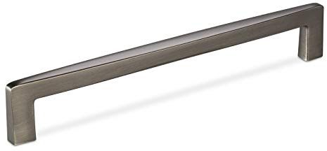 SOTECH Möbelgriff ALERIO BA 160 mm Edelstahloptik dunkel | Bügelgriff