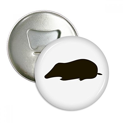 Schwarzer Maulwurf-Flaschenöffner für Kühlschrankmagnet, 3 Stück