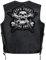 Toppa ricamata da applicare con il ferro da stiro, con etichetta per cucire, stile punk, biker, abbigliamento e accessori
