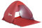 Outsunny Tienda de Playa para 2-3 Personas Pop-Up Instantánea y Portátil con Ventanas Tipo Refugio Tienda de Campaña para Playa Picnic Camping con Protección Solar UV 200x150x119 cm Rojo