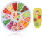 3D Polymer Clay Nail Art DIY Designs Decoration Tiny Fruit Slices Wheel Tools 12 Styles