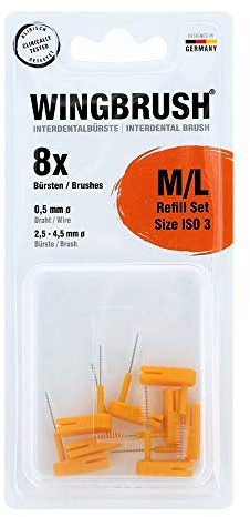 Wingbrush Refill-set Inte 8 stk
