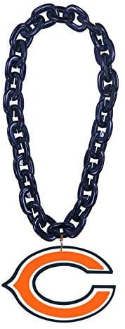 FanFave NFL Chicago Bears Chicago Bears NFL 3D Fanchain Magnet, Orange, Einheitsgröße (FF6705)
