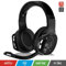 SPIRIT OF GAMER - XPERT-H1100 - Auriculares Inalámbricos 7.1 Surround Black Pro Gamer - LED Blancos - Piel Sintética - Micrófono Flexible - Autonomía 12H - PC / PS4 / XBOX ONE/SWITCH/MAC