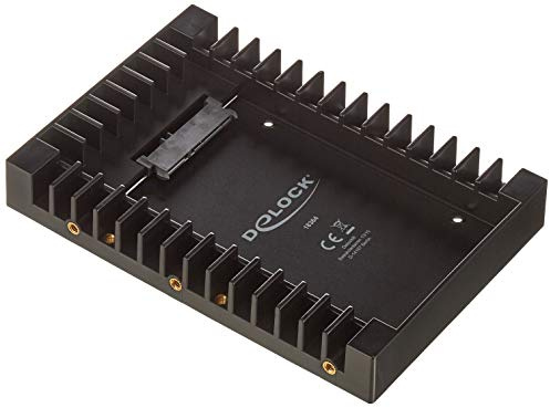 Delock 3.5″ Einbaurahmen für 2.5″ SATA Laufwerk schwarz, 18364