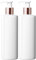 500ml Dispenser Pump White PET Plastic Bottle - Mrs Hinch Customisable DIY Refillable Bathroom Hand Lotion Soap With Rose Gold Lids (2)
