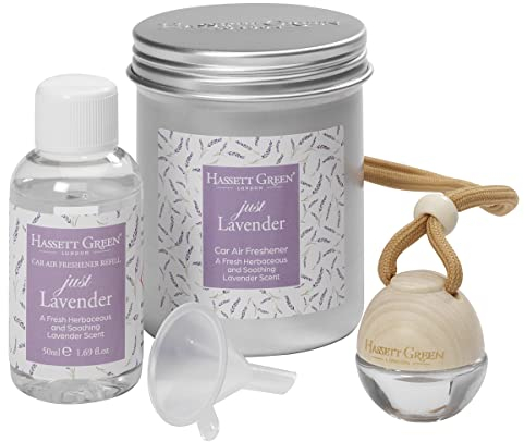 Hassett Green London Car Air Freshener & Refill Kit (Just Lavender)
