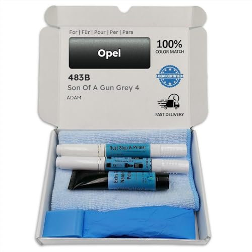 Genuine Colors Lackstift Son of A Gun Grey 4 483B für Opel Grau ADAM