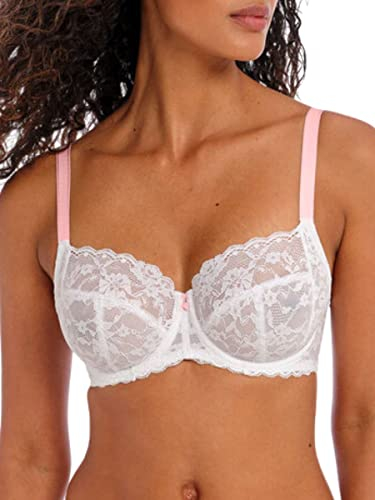 Freya Offbeat Side Support Bra White White 34D