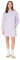 Trendyol Woman Mini Standard Lapel Collar Knit Dress Vestido, Lila, XL para Mujer