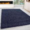 Miovani Hochflor Teppich 200x290 cm Navy Blau - Besonders weicher Shaggy Teppich in vielen Farben & Größen für Dein gemütliches Zuhause - Teppich Wohnzimmer & Schlafzimmer