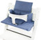 Sitzkissen Ersatzbezug Bezug Kissen-Set Sitzverkleinerer kompatibel mit Stokke Tripp Trapp für Hochstuhl-Kinderstuhl Mod. 2 (org. blau)