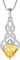 FJ Unendlichkeit Keltischer Knoten Kette Damen 925 Sterling Silber Citrin Halskette November Geburtsstein Anhänger Geschenke für Frauen Mutter Freundin Mama