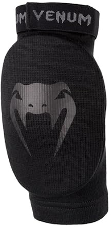 Venum VENUM-0482-114-N-L Protectores de Codo, Adultos Unisex, Negro/Negro, L