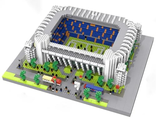 3D-Puzzle Building Fußballstadion des Modell zum Zusammenbau mit Nanoblöcken - Mehr als 4000 Stück (Bernabeu)