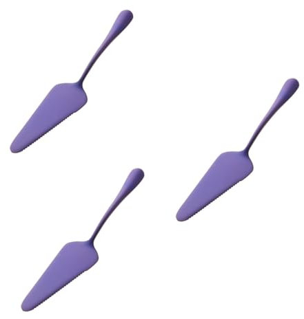 TOPBATHY 3St Kuchenschaufel Edelstahl Backen Reisecreme meserschefer ausstechplatte Werkzeug Pizza schälen Backschaufel aus Edelstahl Hochzeitstortenschaufel Gebäck Brot Klinge Backspatel