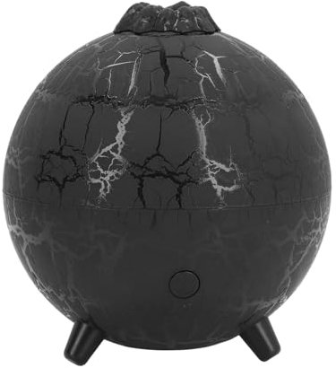 Difusor de Aroma, Enchufe USB, Modos de Niebla Intermitente, Humidificador Silencioso, Difusor de Aceites Esenciales de 200 Ml para el Hogar (Black)