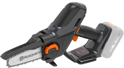 Husqvarna Mini Tronçonneuse à chaîne sans fil Aspire P5-P4A, Scie à branches haute performance pour branches jusqu'à 75 mm (sans batterie ni chargeur)