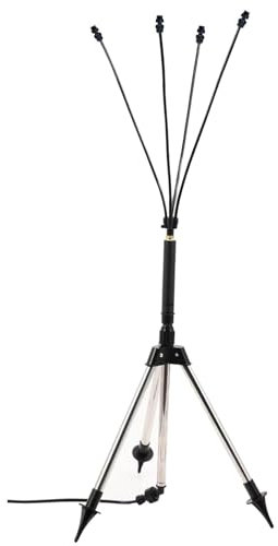 Monsieur sur pied de terrasse – Système de refroidissement par brume sur pied, système de brumisation d'eau | Monsieur flexible pour terrasse réglable en hauteur, système de brumisation d'eau multifon