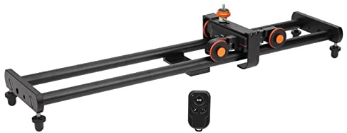 Carrello Scorrevole per Fotocamera, Carrello Scorrevole Elettrico Motorizzato Mini Skater per Fotografia di Film Video per Videocamera Stabile