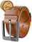 Cartvelli Premium Ledergürtel Herren braun cuero 95cm Made in Germany mit Geschenkbox Echt-Leder Herrengürtel Vollleder Jeansgürtel Leder Gürtel 40mm Anzug jeans chino pants M24c-95