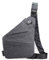 Generisch Umhängetasche Damen, Herren Anti-Diebstahl Umhängetasche, Diebstahlsichere Tasche, Unisex Grau 31 x 19 x 4 cm