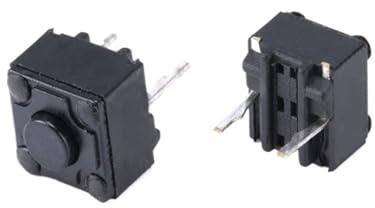 10Pcs Mouse Switch 6 * 6 * 7.3mm Button Square Switch 6x6x7.3mm Keys Buttons Switch Middle 2PIN DIP Waterproof Momentary IDGTTLDF