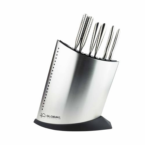 Global Knives 40th Anniversary Limited Edition 7 Piece Knife Block Set, Japanese Kitchen Knives, G-52AN7-B