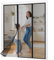Zanzariera Porta Camper 140x265cm Nero Porta Finestra Anti Zanzare Tenda con Magneti Anti Zanzare Zanzariere Porta Finestra