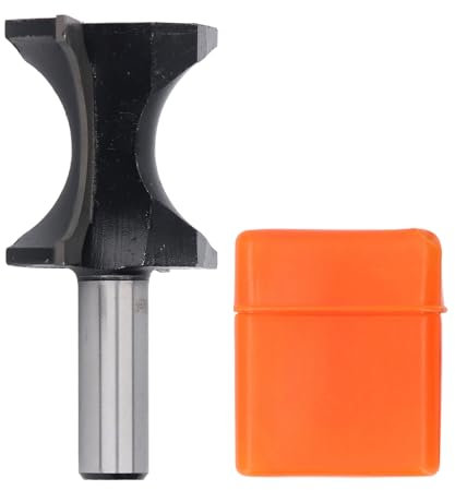Fraise Demi-ronde en Alliage D'acier au Tungstène, Tige de 1/2 Po, Diamètre de Perle de 1 3/8 Po, Facile à Installer, Utilisation Polyvalente