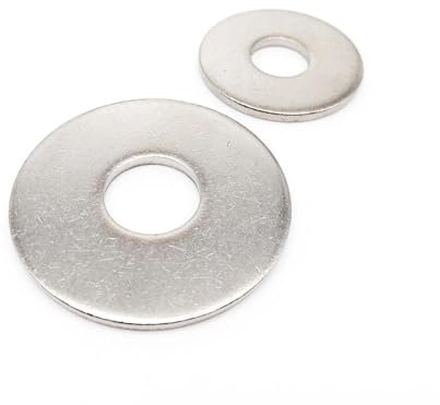 LDHNFBYV Rondelle Plate Extra Large et épaisse en Acier Inoxydable GB96 DIN9021 304(10pcs M8)