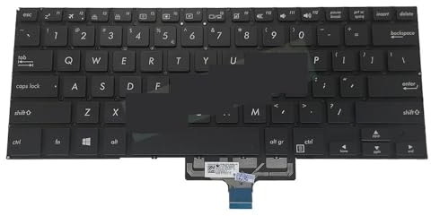 ZPZOZDR Laptopteile Griechischen Belgischen Uns Englisch Backlit Tastatur Für ASUS für ZenBook für Flip UX461 UX461FA UX461UA UX461FN UX461F 262ABE00 262AGR00 262AUI00(Greek Backlight)