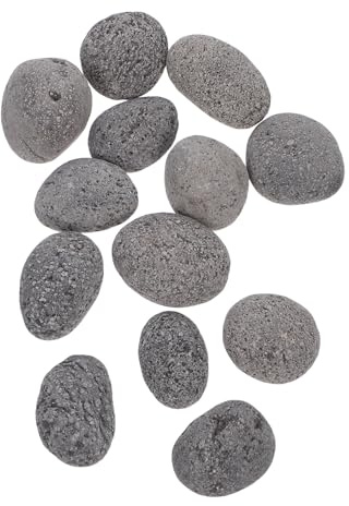 HYTROVE Saunasteine für Saunaofen 1 Beutel 3 bis 5cm Stein | Rissfest, Langlebig und Wärmespeichernd, für Heiz und Entspannungsbereiche, 1,9kg pro Beutel