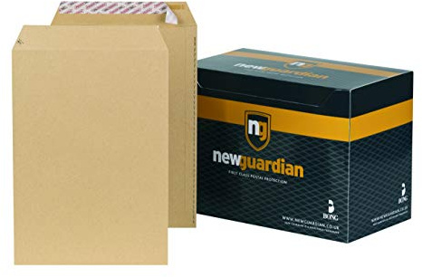 New Guardian Envelopes Heavyweight Pocket Peel and Seal Manilla C4 [Pack of 250]