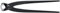 KNIPEX Monierzange (Rabitz- oder Flechterzange) schwarz atramentiert 220 mm, 99 00 220 EAN