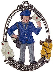 Zinnfigur Briefträger, H: 6,0 cm